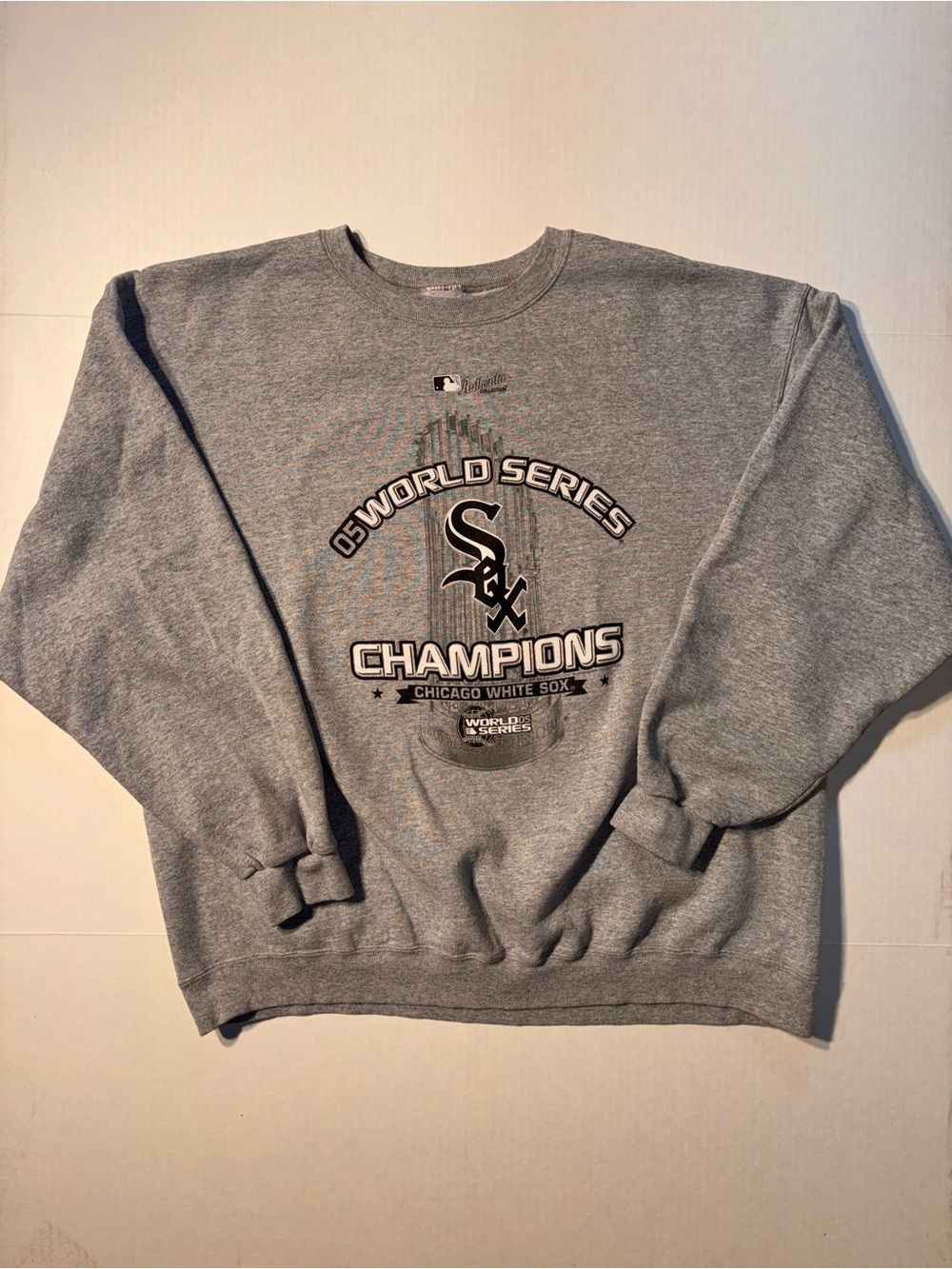 Vtg Lee Sport Chicago White Sox 2005 World Series Champions Pullover Crewneck